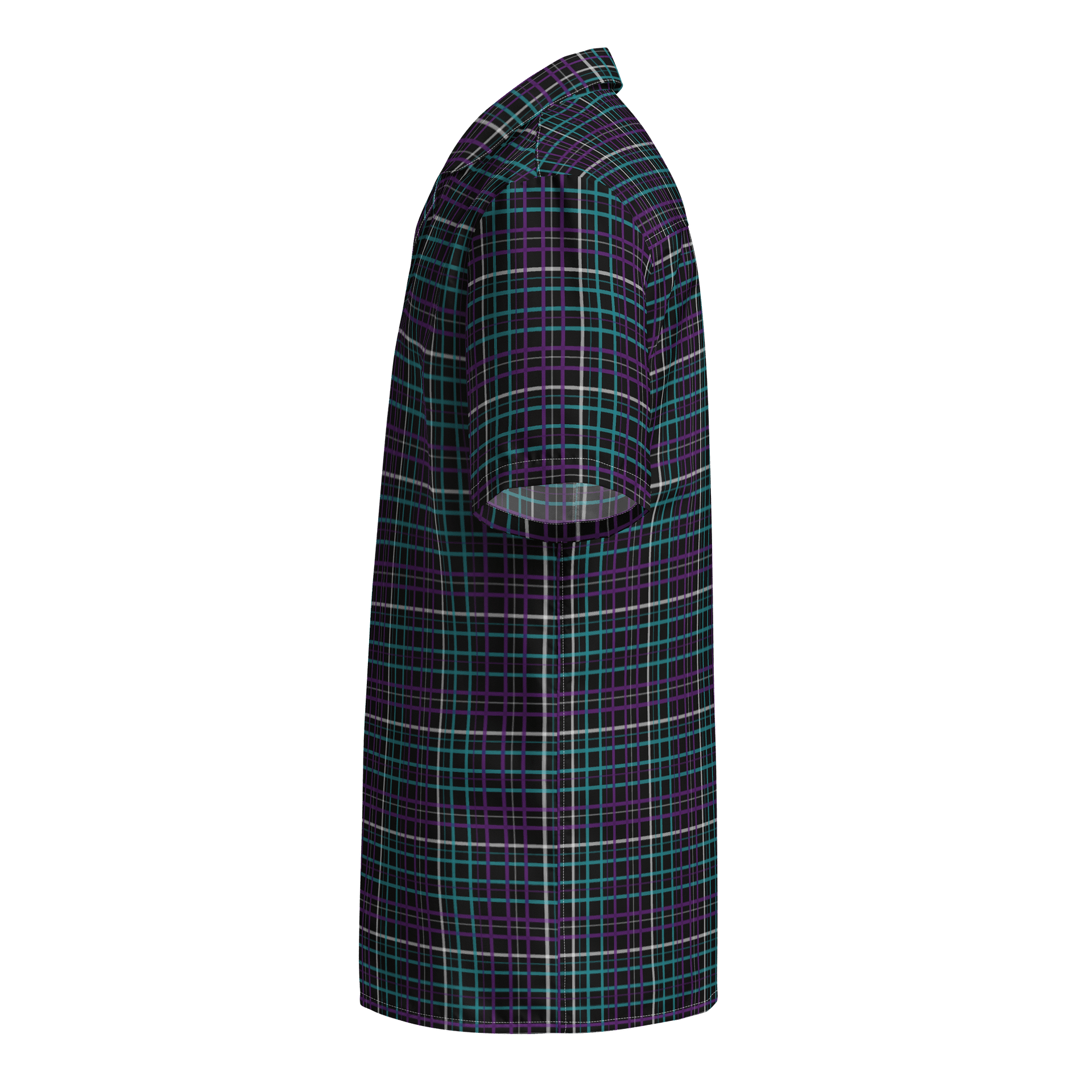 Black Plaid Button-Up Shirt product image (3)