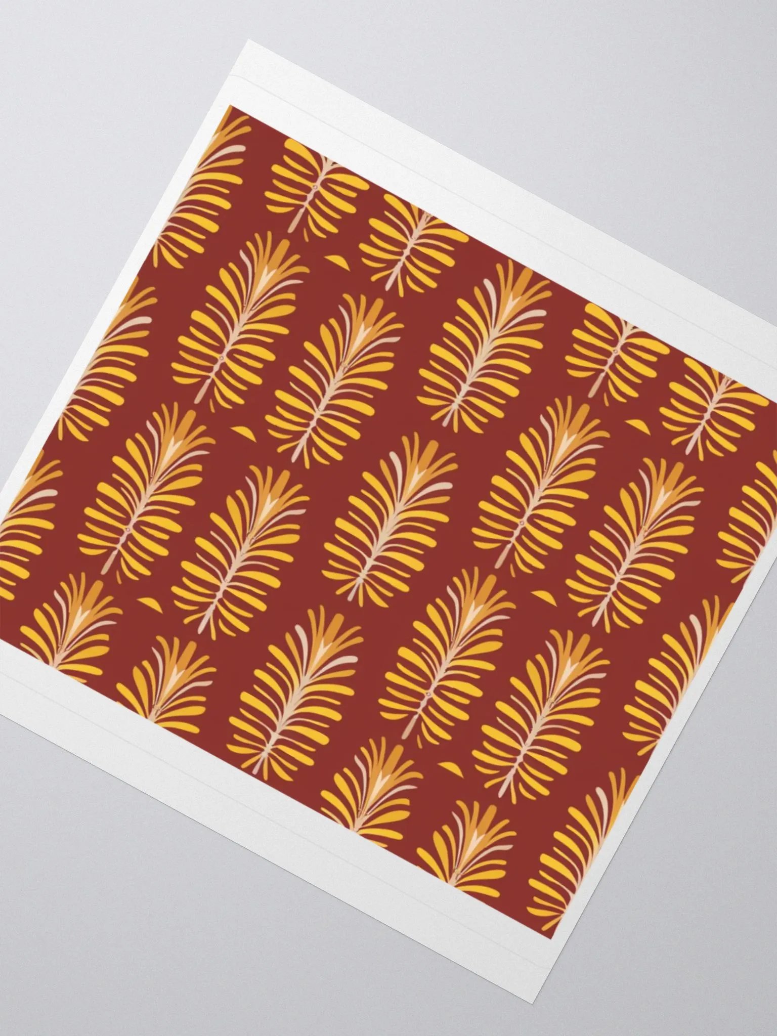 Exclusive Abstract Feather Pattern Sticker | Premium Kiss Cut Vinyl | Perfect for Laptops, Cars & More product image (2)