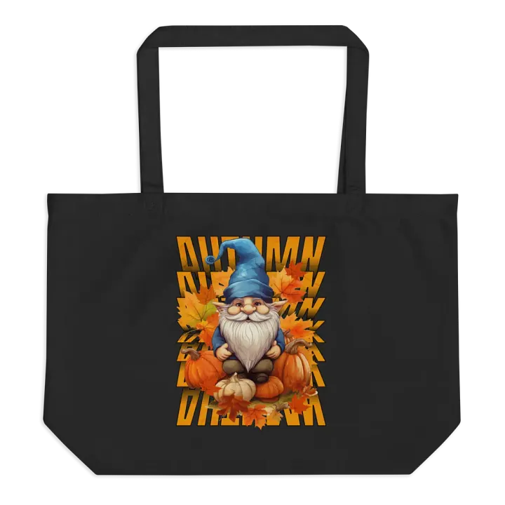 Autumn Gnome Organic Tote Bag product image (1)