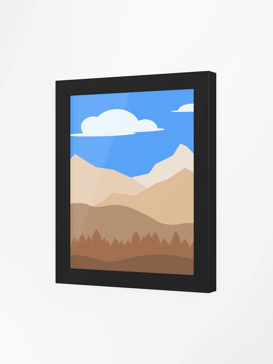 Mountain Valley Framed Matte Poster product image (46)