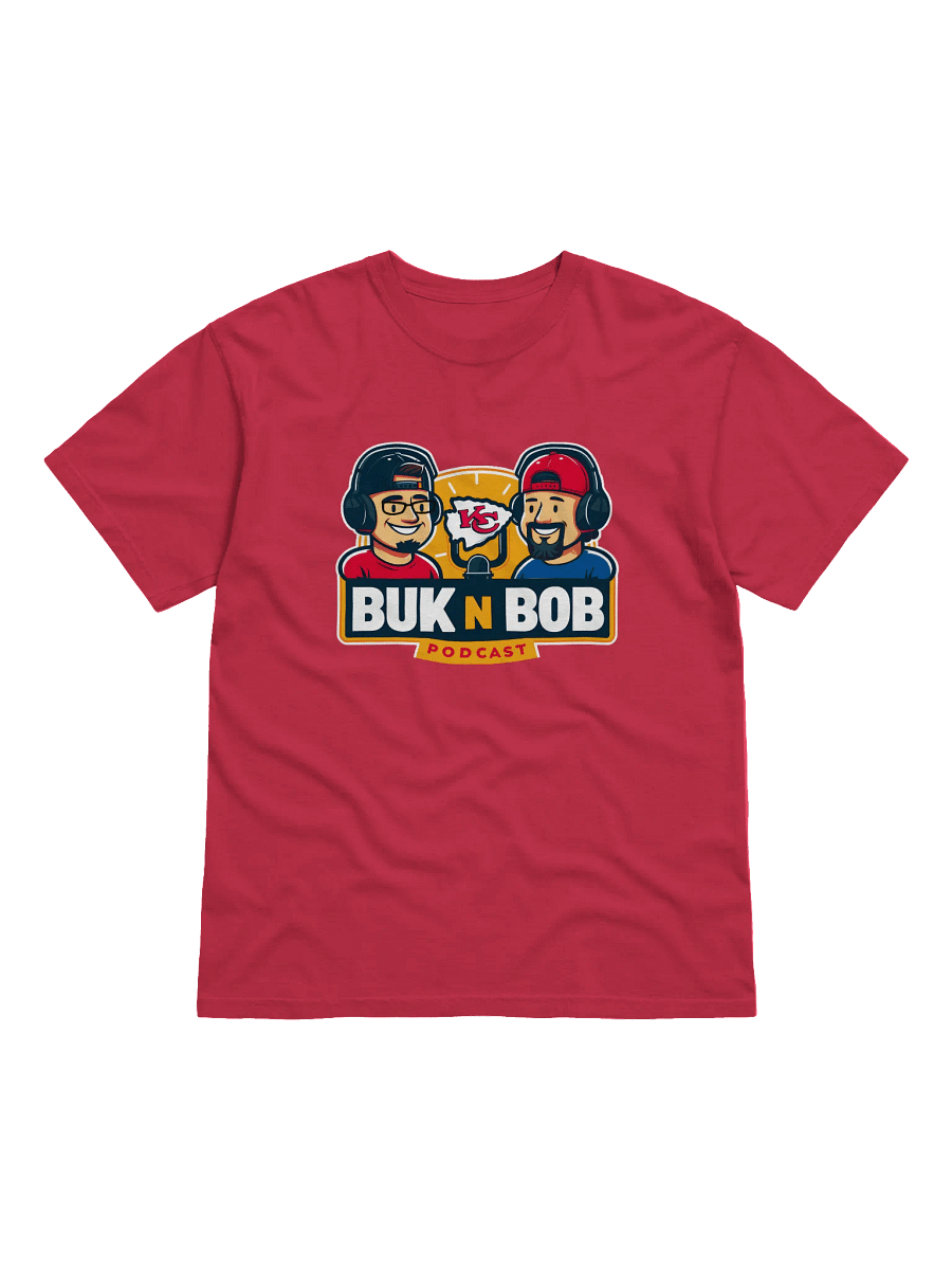 Buk N Bob Podcast Cartoon Logo T-Shirt product image (3)