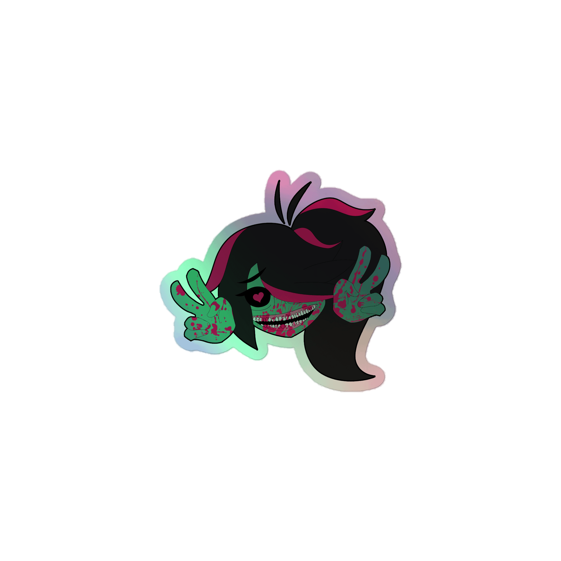 MARZIE SMILE HOLOGRAPHIC STICKER product image (1)