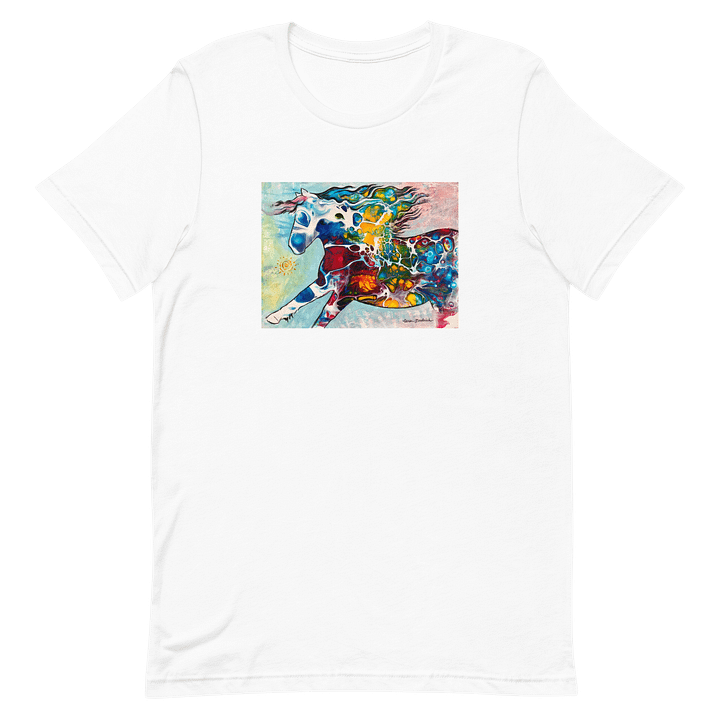 Vibrant Horse Spirit T-Shirt Art by Caren Goodrich product image (2)