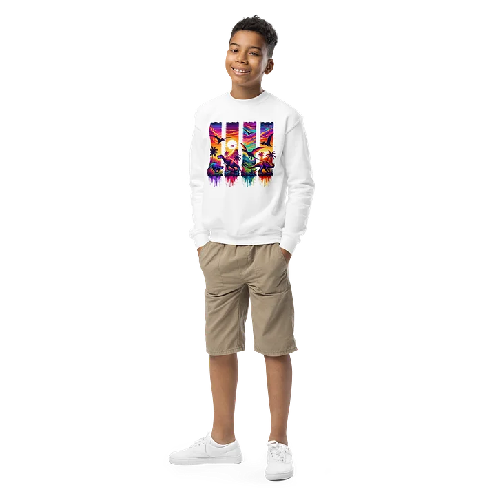 'Dino Dreamland' Youth Sweatshirt product image (8)