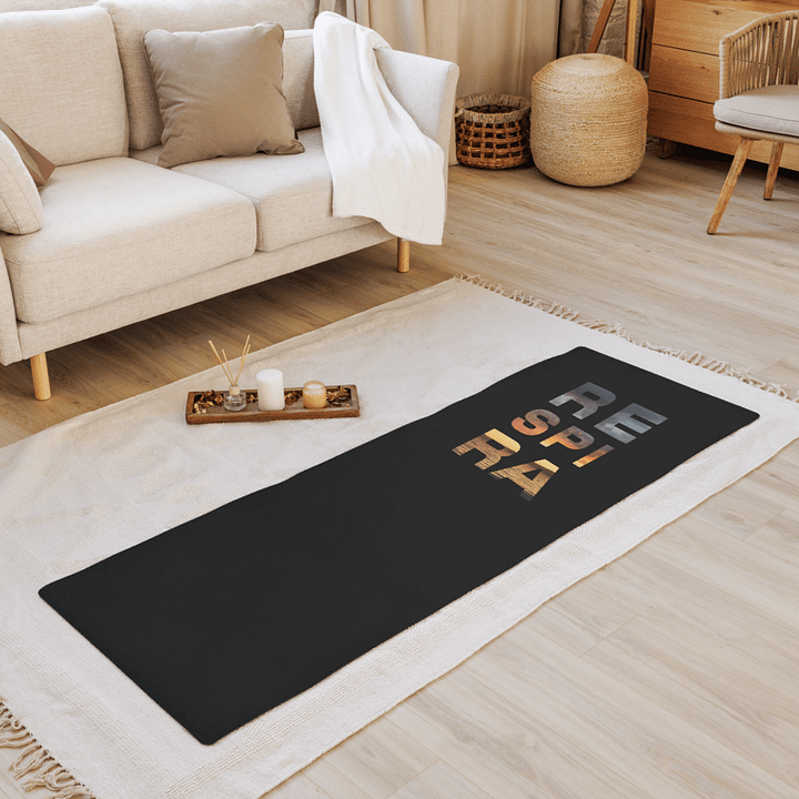 RE SPI RA.. BREATHE ! Sunset Yoga Mat product image (1)