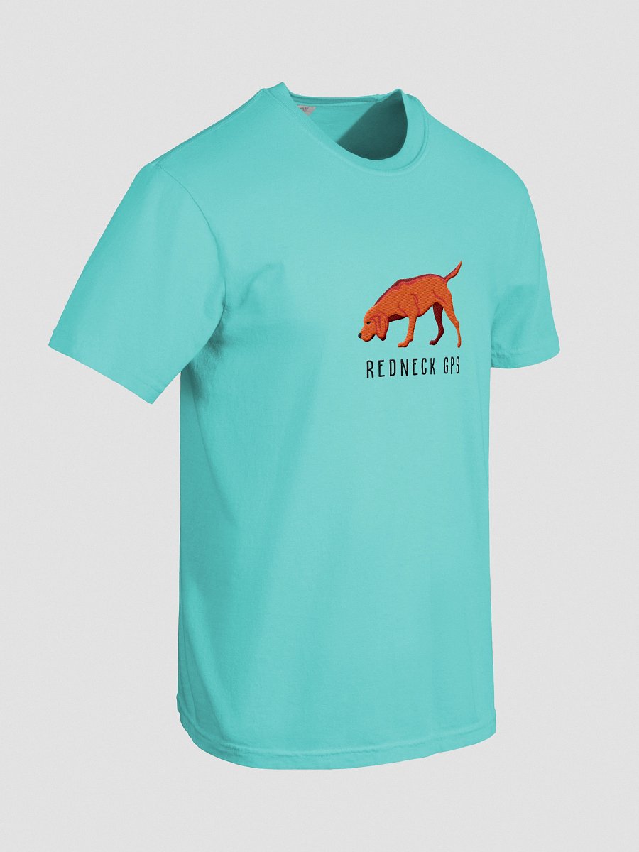 Redneck GPS T-Shirt(Embroidered) of a Redbone Coonhound product image (38)