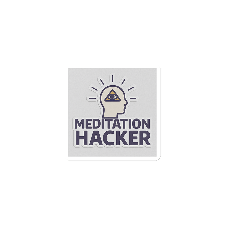 MEDITATION HACKER — Cognitive Calm Magnet product image (1)