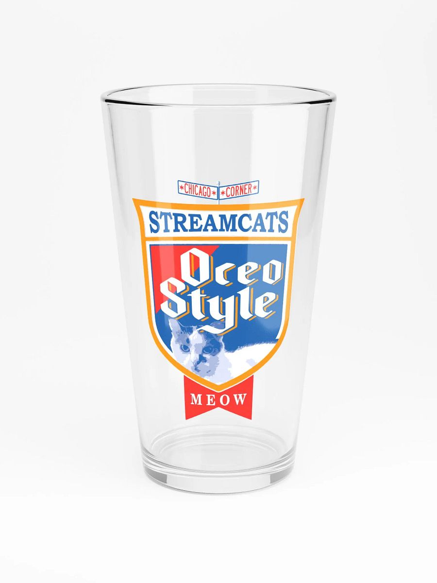 Streamcats Oreo Style - Chicago Corner Pint Glass product image (3)