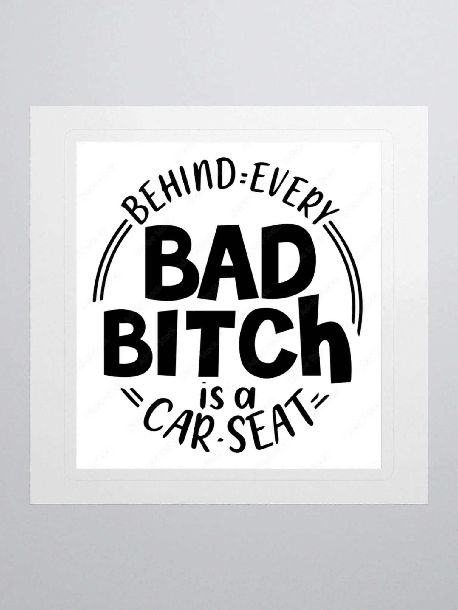 Bad Bitch energy stickers product image (1)