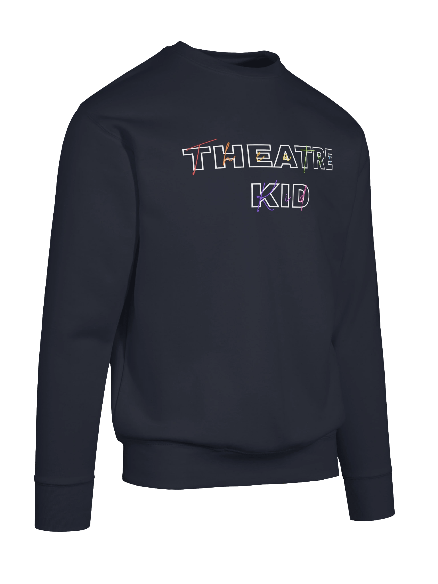 Theatre Kid, Block &Rainbow Script, Sweater product image (3)