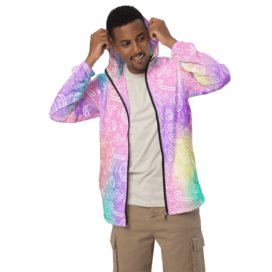 Limited Edition Christmas Tie Die Windbreaker product image (17)