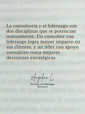 💬 “Un buen consultor escucha más de lo que habla.” Porque quien consulta no impone, acompaña. #Consultoría #DesarrolloProfesional #CertificaciónEC0249 #CursoOnline #Liderazgo #ConsultorIndependiente #ConsultoríaEstratégica #TransformaTuExperiencia #AngelicaLarios