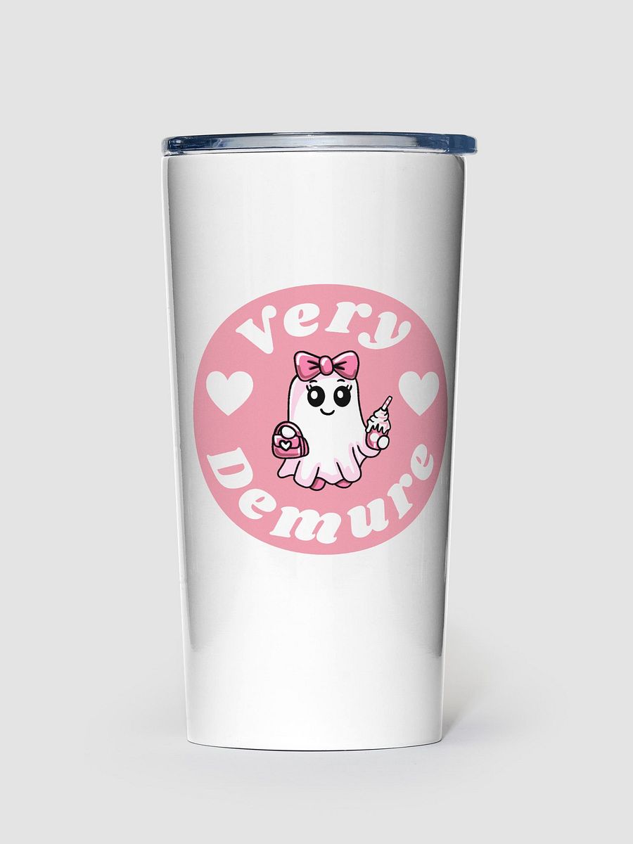 Very Demure Cute Ghost 20oz Stainless Steel Tumbler product image (1)