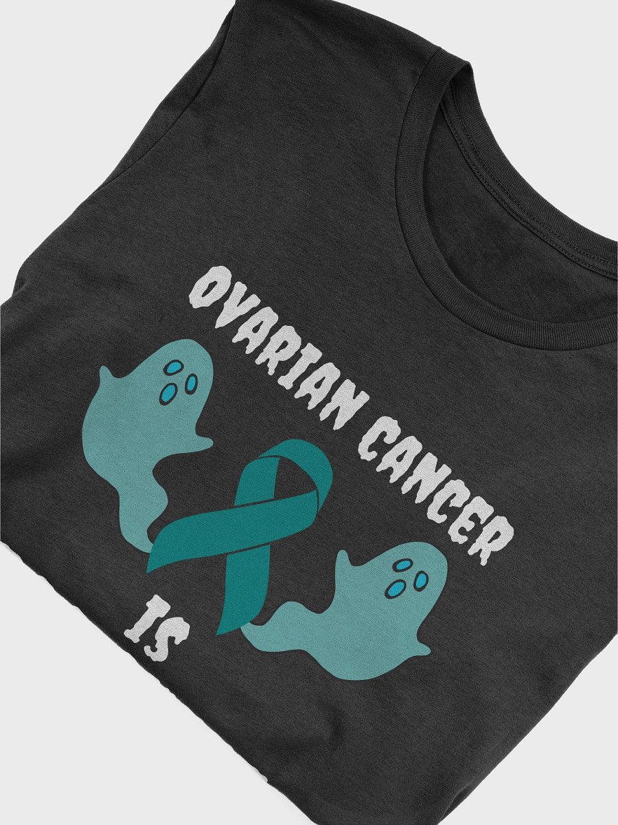 Ovarian Cancer is Boo Sheet Teal Boos Halloween Ghost T-Shirt product image (5)