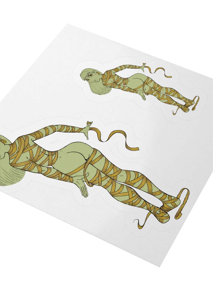 Pinuptober day 18 small stickers product image (3)
