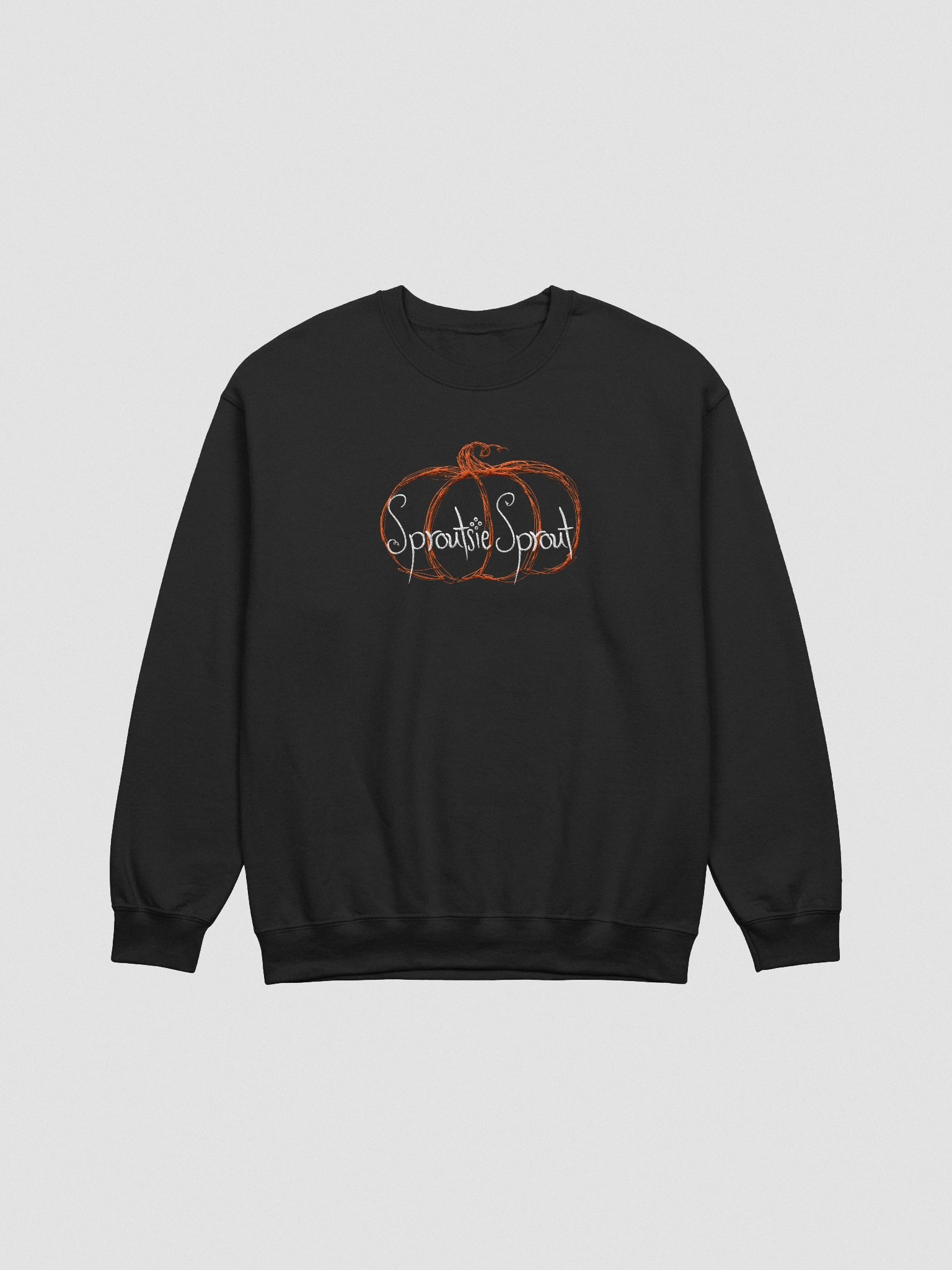 Pumpkin Sketch Logo- Crewneck Sweatshirt Embroidered product image (8)
