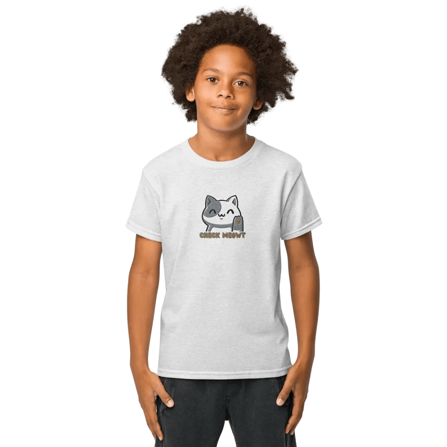 Meowtastic Youth Sports Tee product image (1)