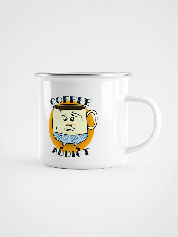 COFFEE ADDICT - ENAMEL MUG product image (1)