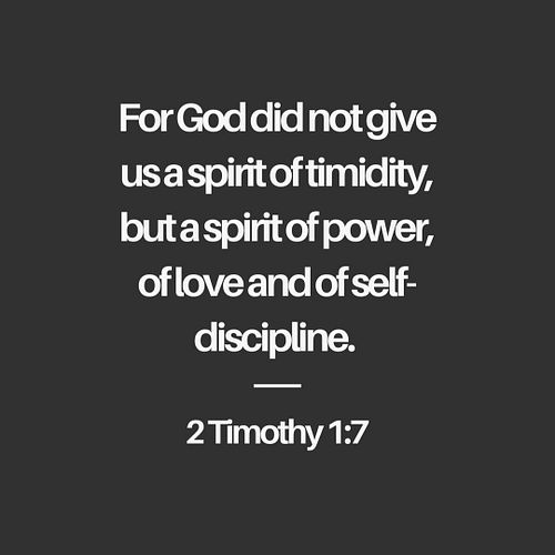 Daily Bible Verses | 2 Timothy 1:7 | NIV
.
.
.
.
.
.
.
.
.
#faith #faithoverfear #faithquotes #jesuschrist #pray #prayer #bib...