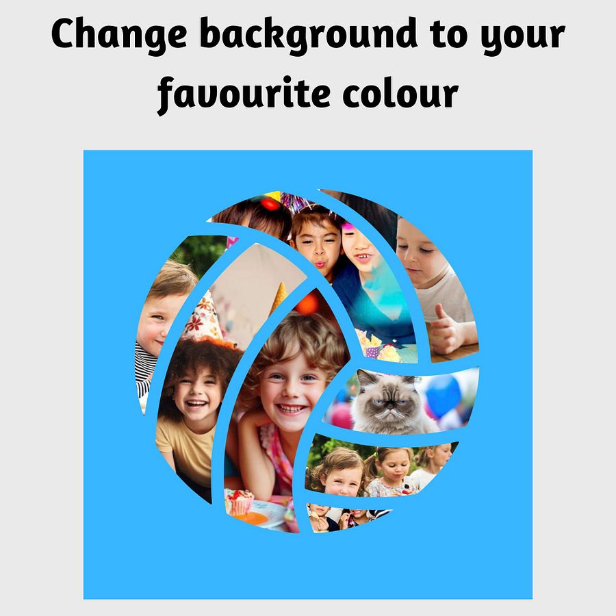 8 Ball-Shaped Frames Canva Templates product image (4)