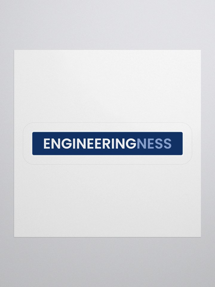 Engineeringness Official Logotype - Sticker product image (3)