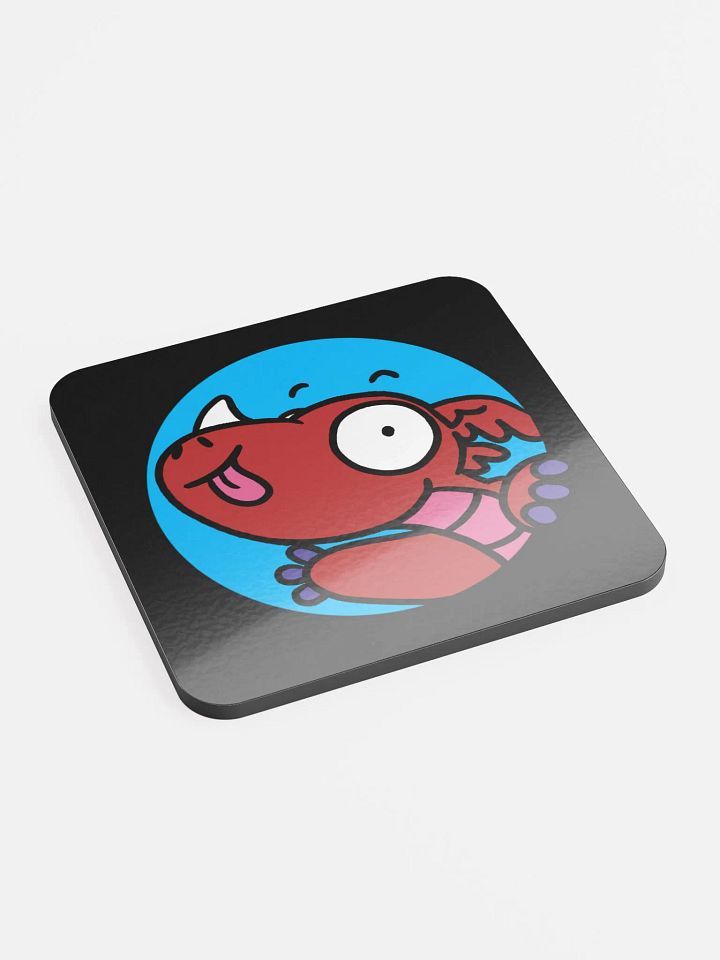 Waving Draco Glossed Cork Coaster product image (2)
