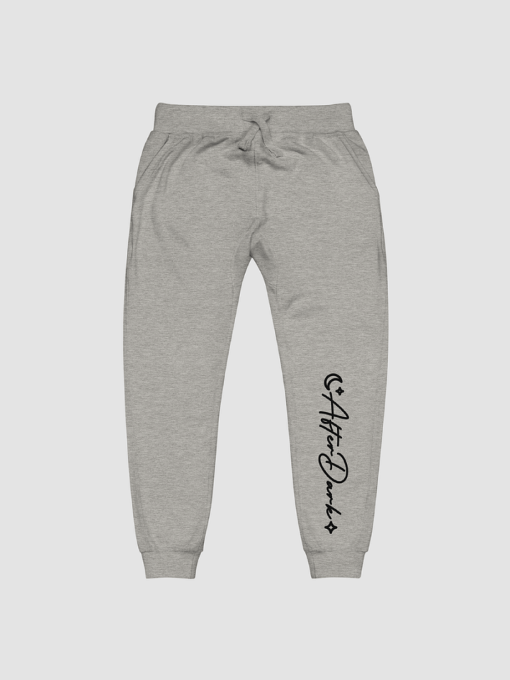 AfterDark Unisex Fleece Sweatpants - Black Font (Multiple Colors Available) product image (1)