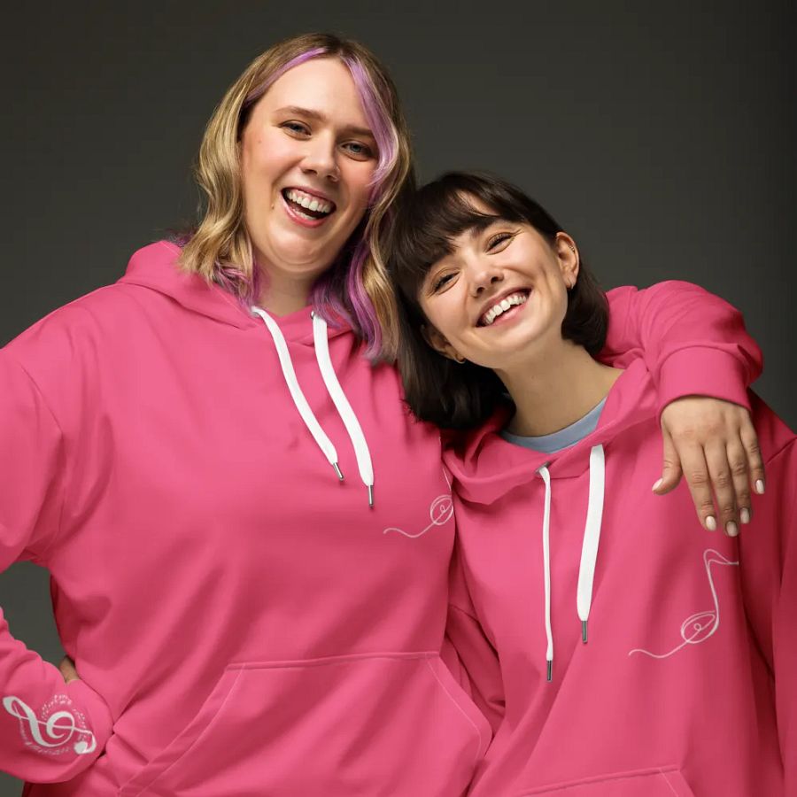 Band Geeks Rule Hoodie | Pink product image (8)