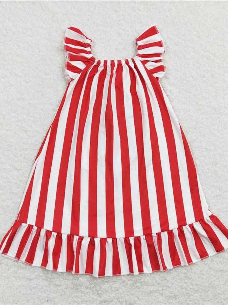 Candy Stripe Ruffle Dress product image (2)