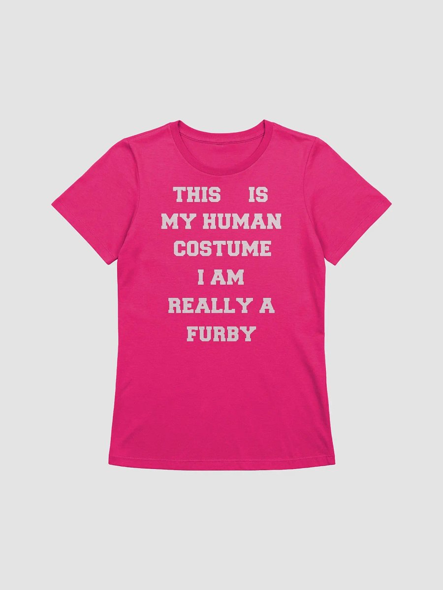 Human Costume Furby edition supersoft femme cut t-shirt product image (2)