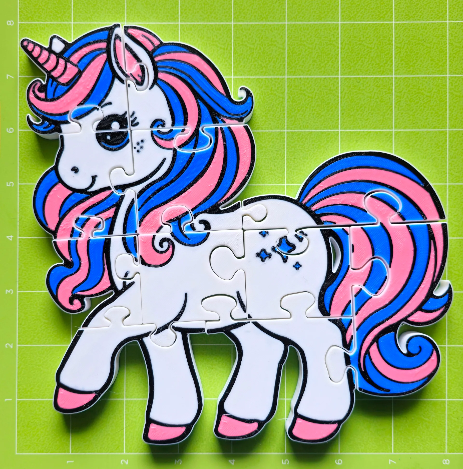 Unicorn 3D Printed Puzzle – A Sparkling Fantasy in Every Piece! product image (4)