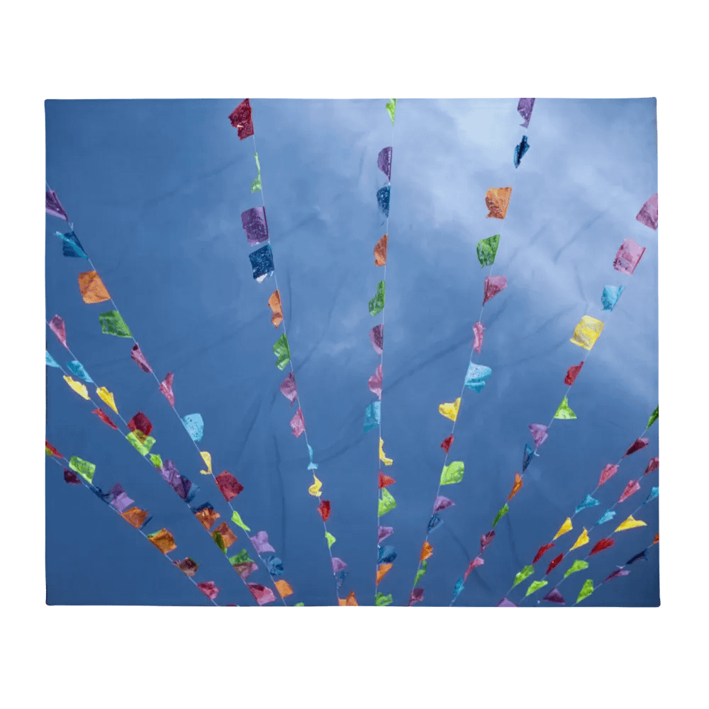 Papel Picado Throw Blanket product image (2)