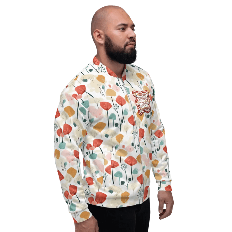 Funny Life Quote All Over Print Bomber Jacket product image (7)