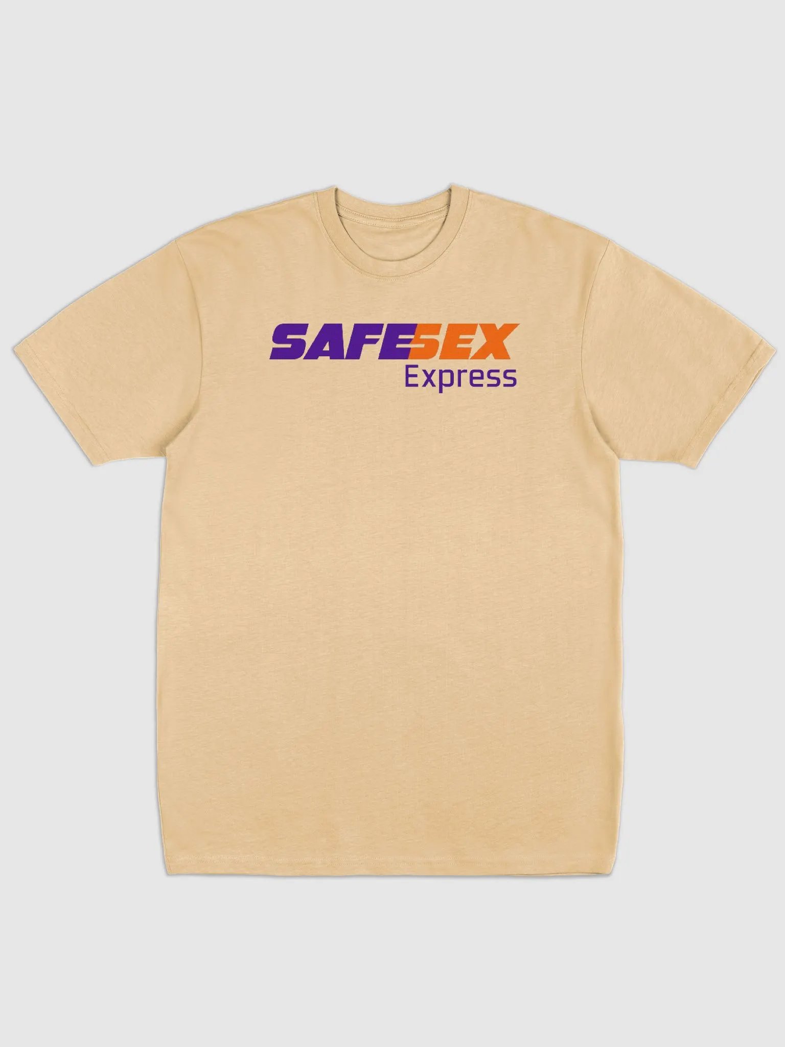 Safe Sex Vintage Gold T-Shirt product image (1)