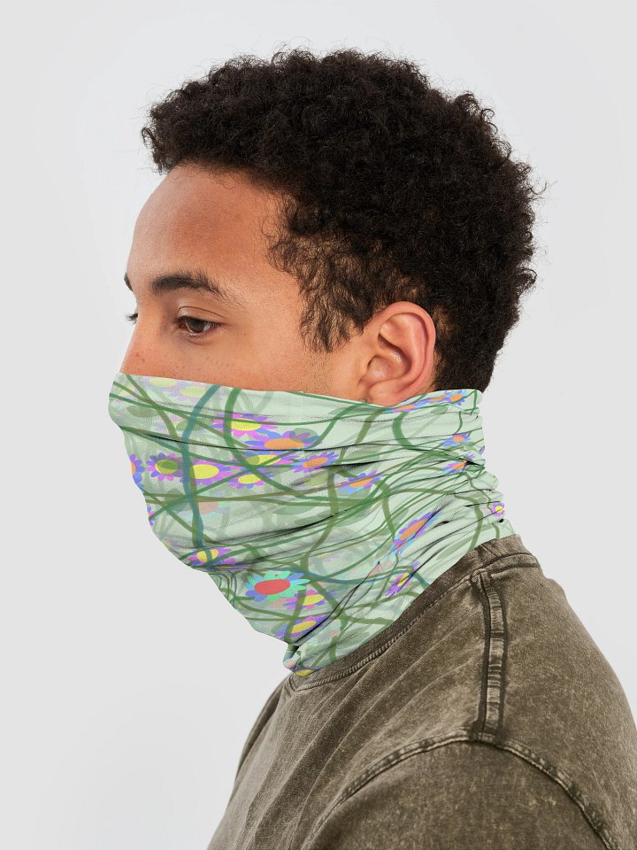 Floral Swirls All-Over Neck Gaiter product image (1)