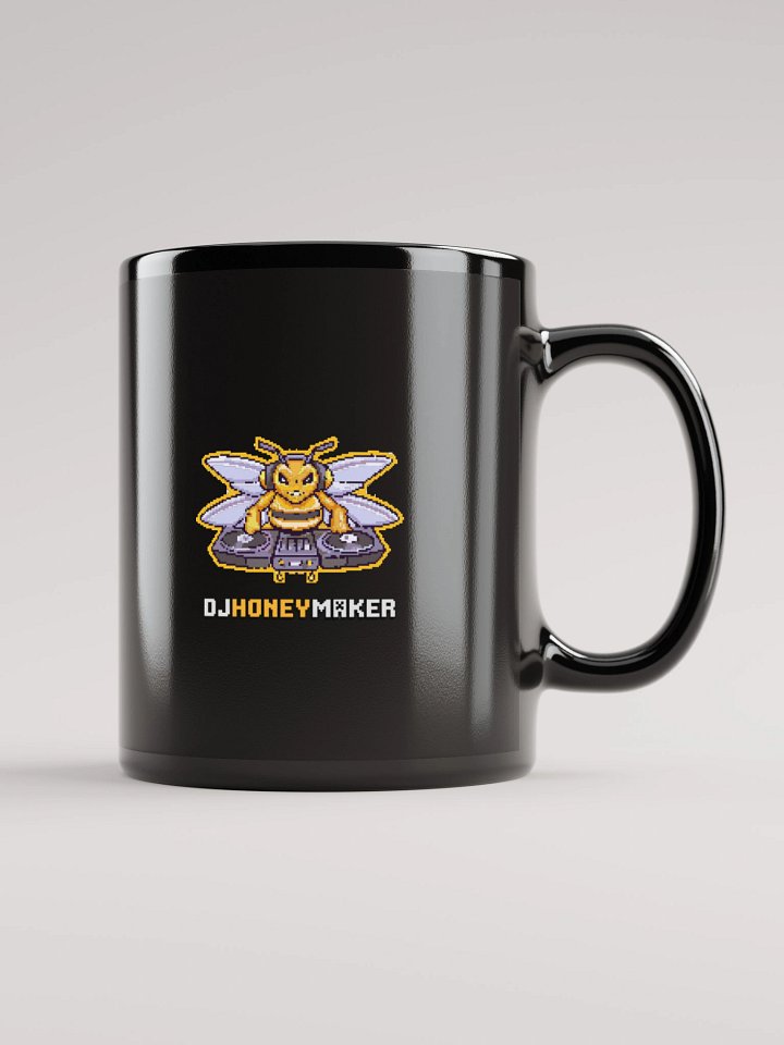 8 Bit Logo Black Glossy Mug product image (2)