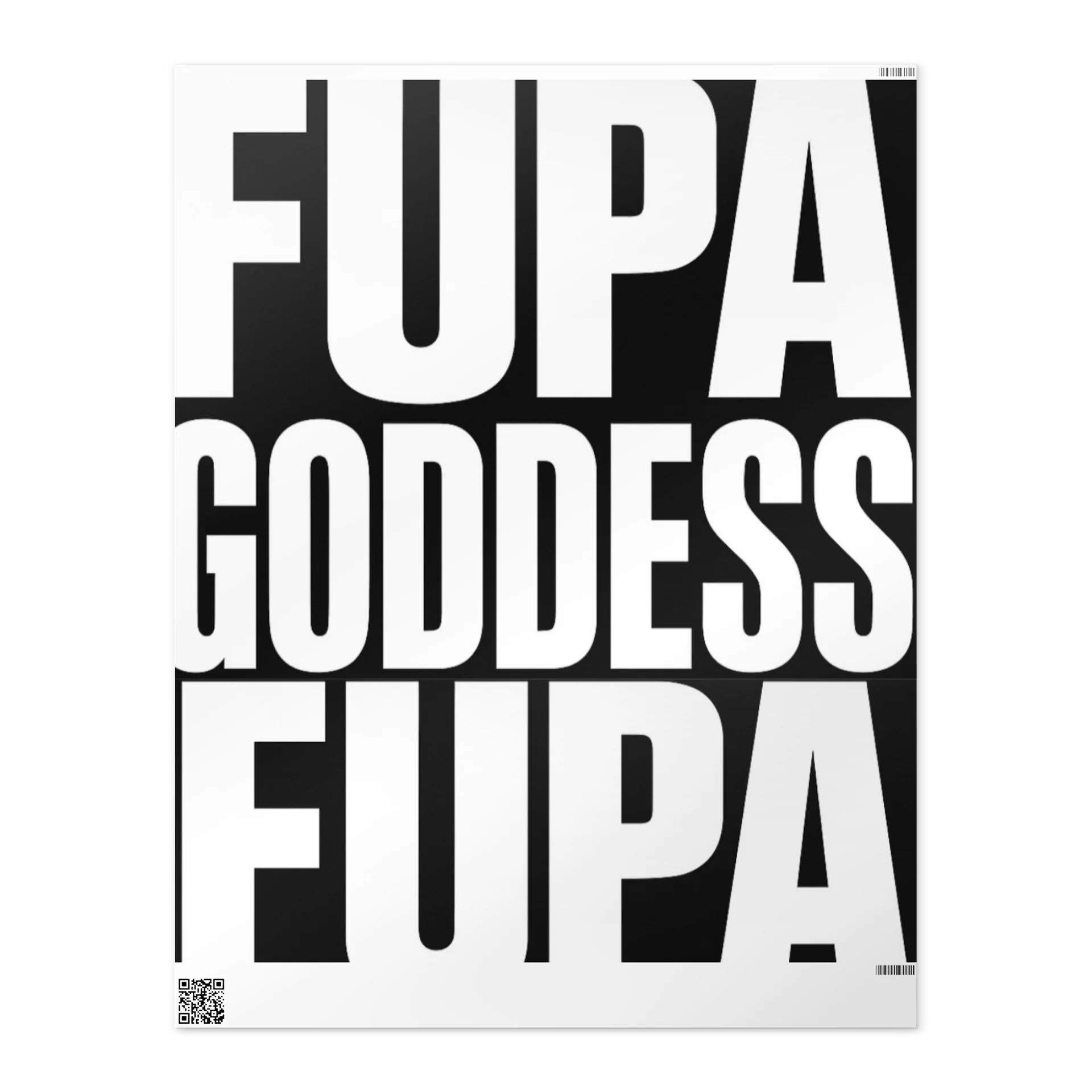 Fupa Goddess wrapping paper product image (2)