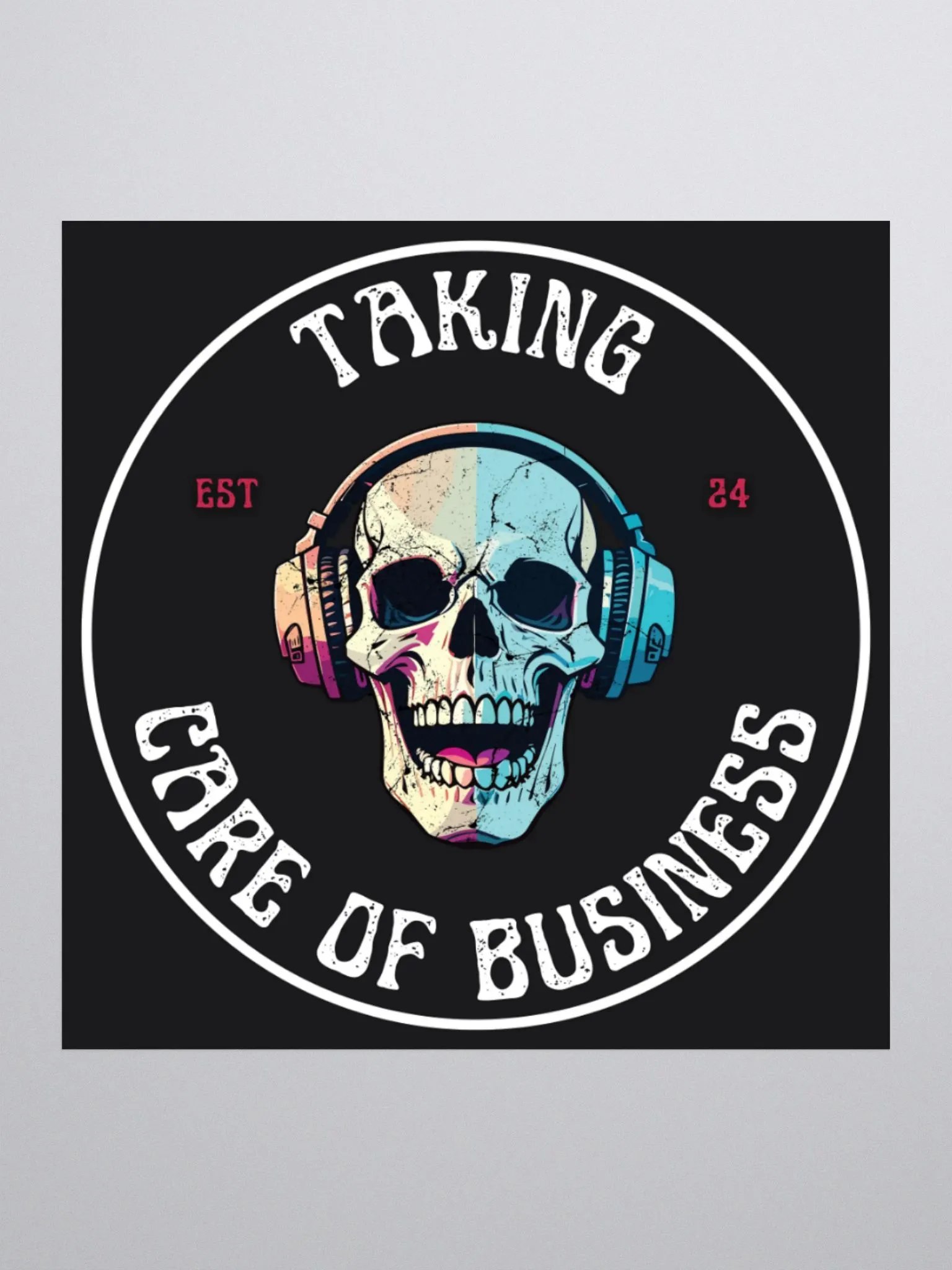 Taking Care of Business Gym Sticker product image (1)