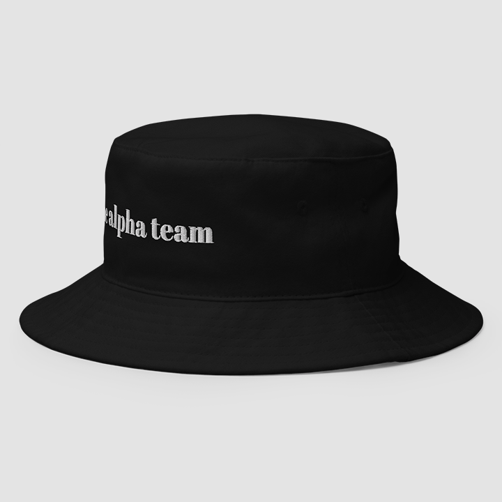 [SteeleWolfee] Bucket Hat Black and White product image (5)