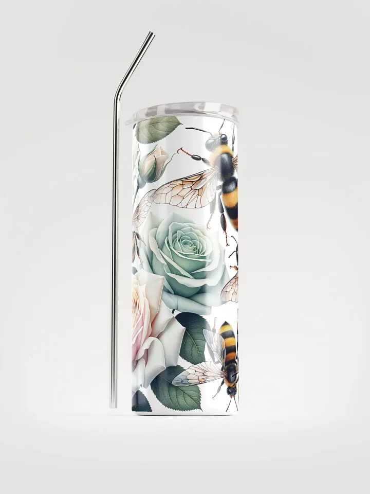 Buzzing Rose Garden Stainless Steel Tumbler product image (2)
