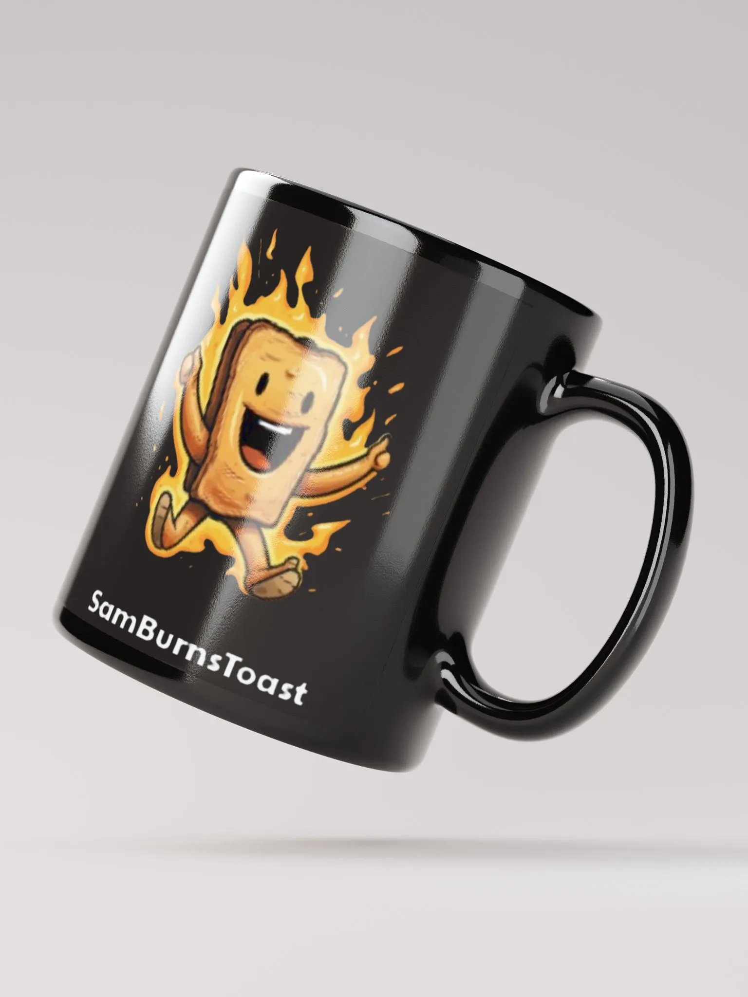 Toasty Black Mug - 2 Sizes product image (3)