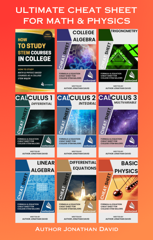 BONUS Edition - The Ultimate Cheat Sheet for Math and Physics product image (1)