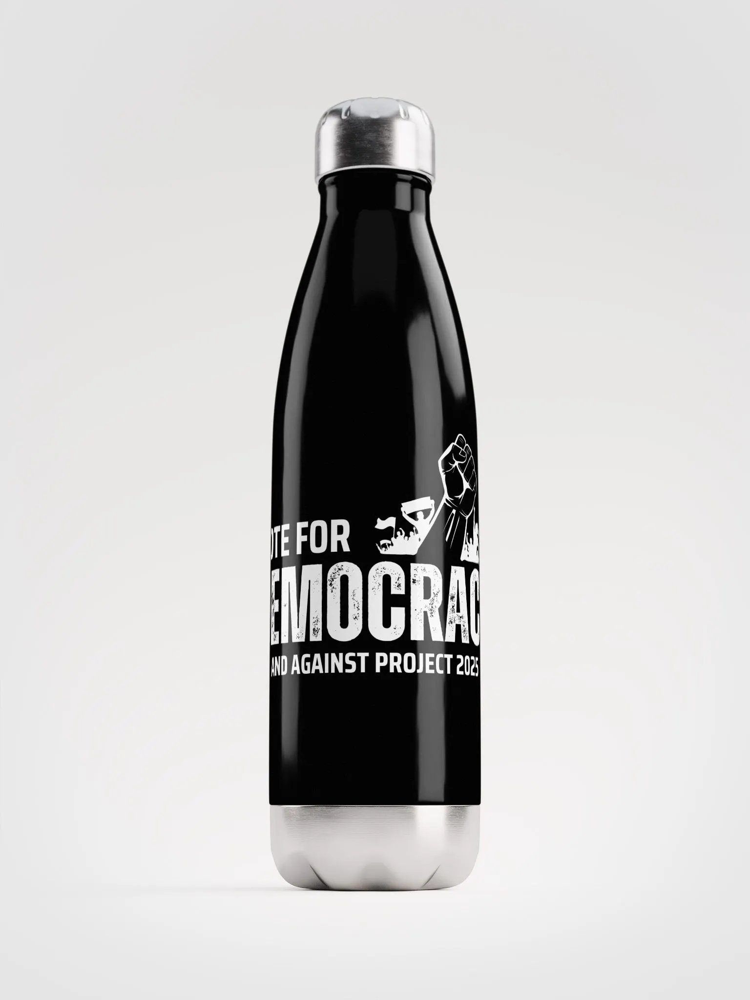 Pris-Vote For Democracy-STAINLESS STEEL WATER BOTTLE product image (1)