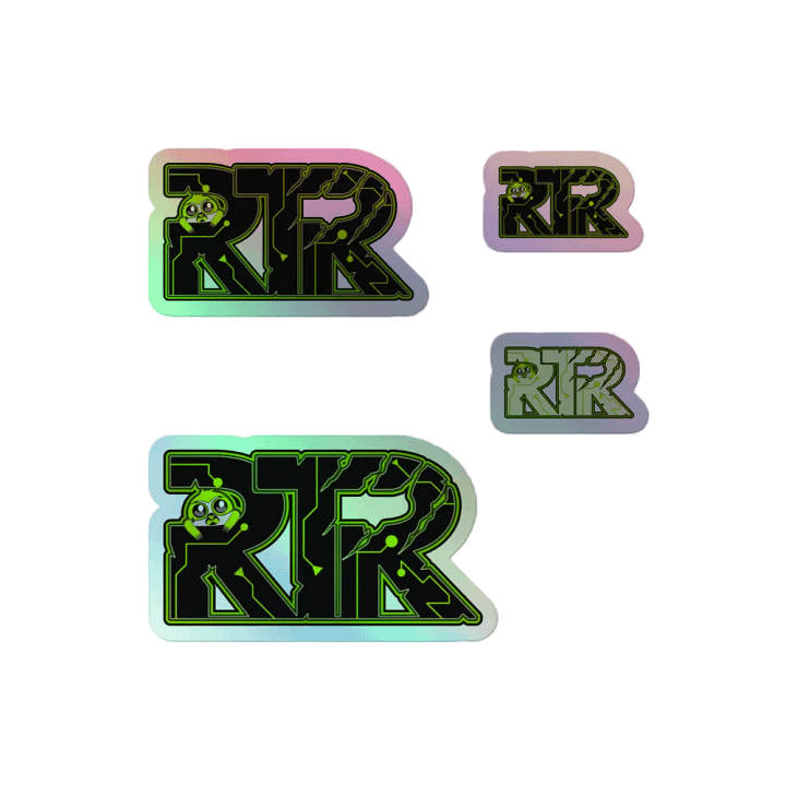 RTR Neon Holographic Sticker Pack product image (2)