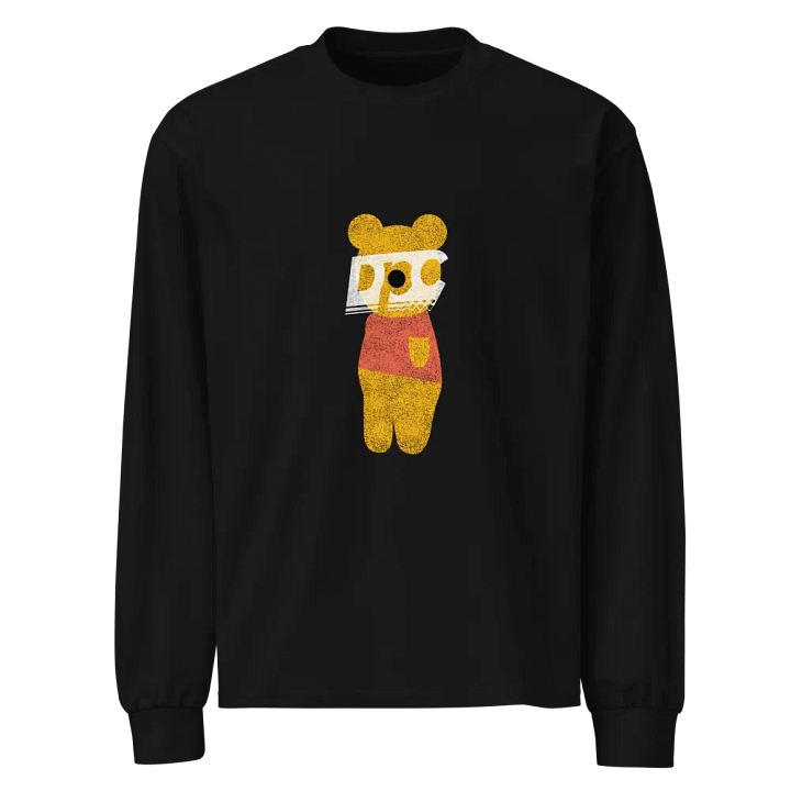 Black DPC Bear Unisex Long Sleeve Shirt product image (1)