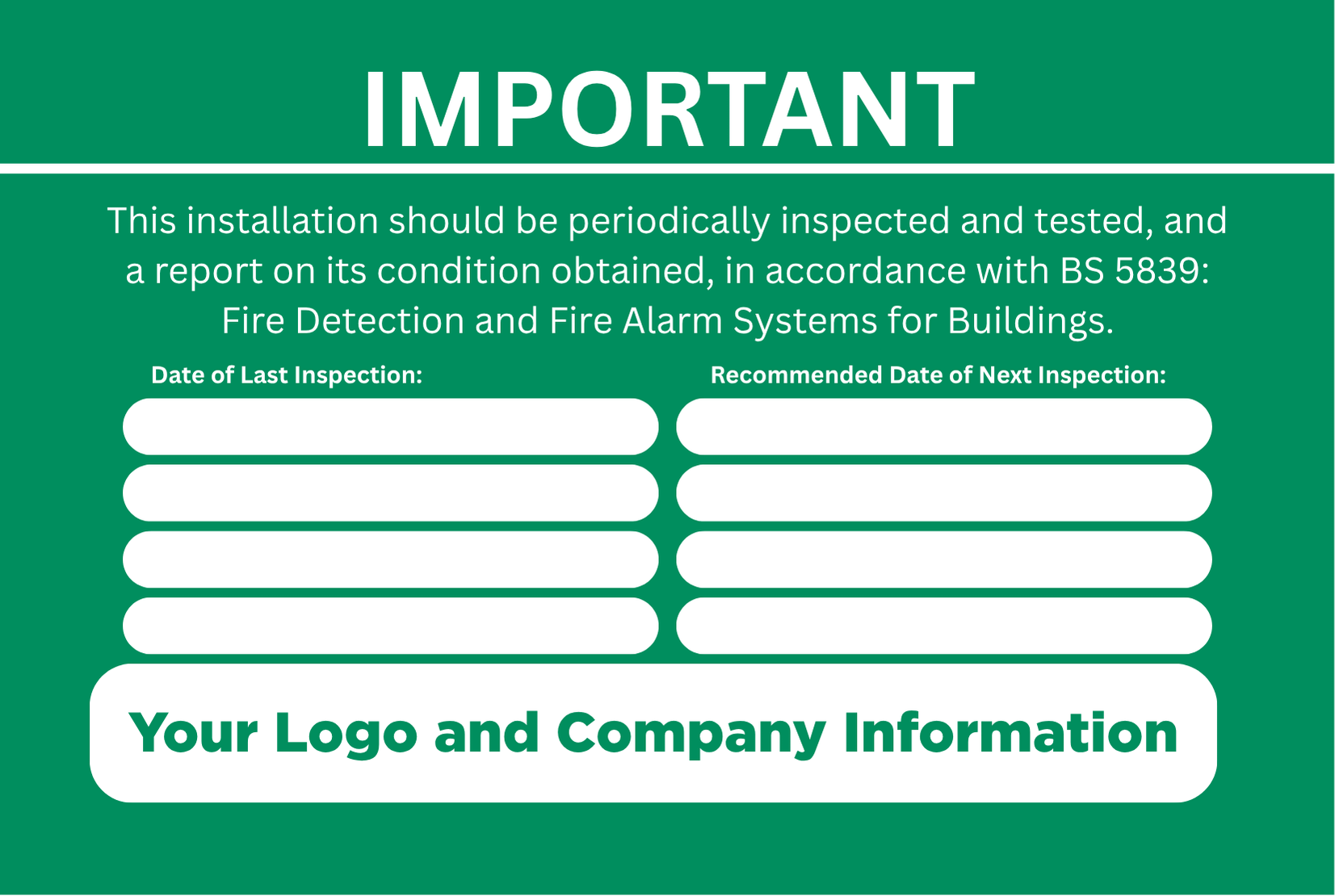 Fire Service Labels product image (1)