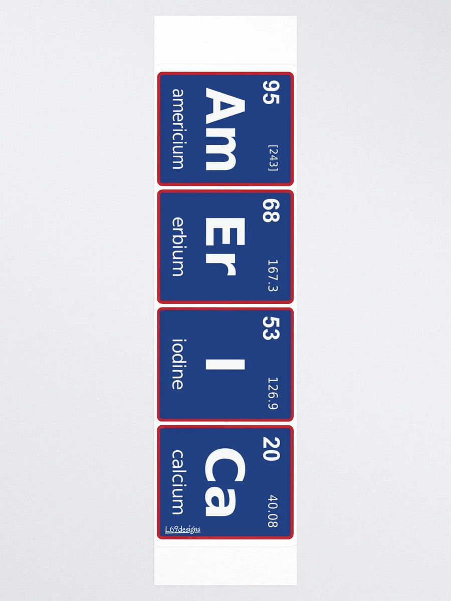 AMERICAN PERIODIC TABLE product image (3)