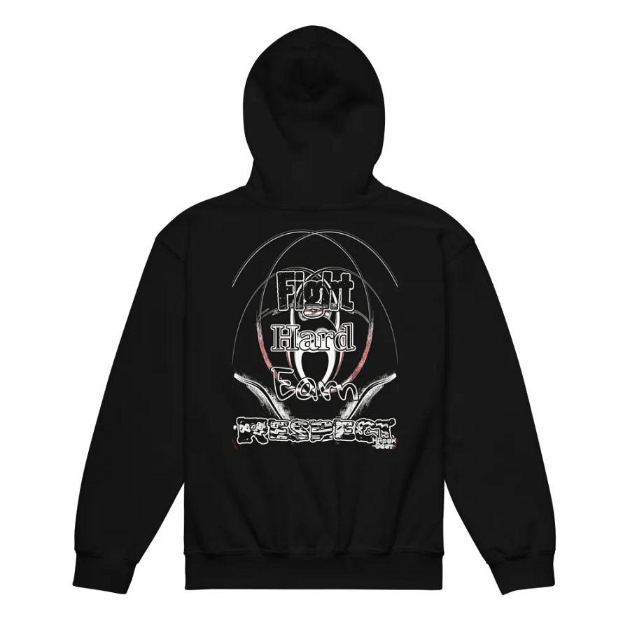 Fight Hard Earn Respect - Youth Heavy Blend Hoodie product image (5)