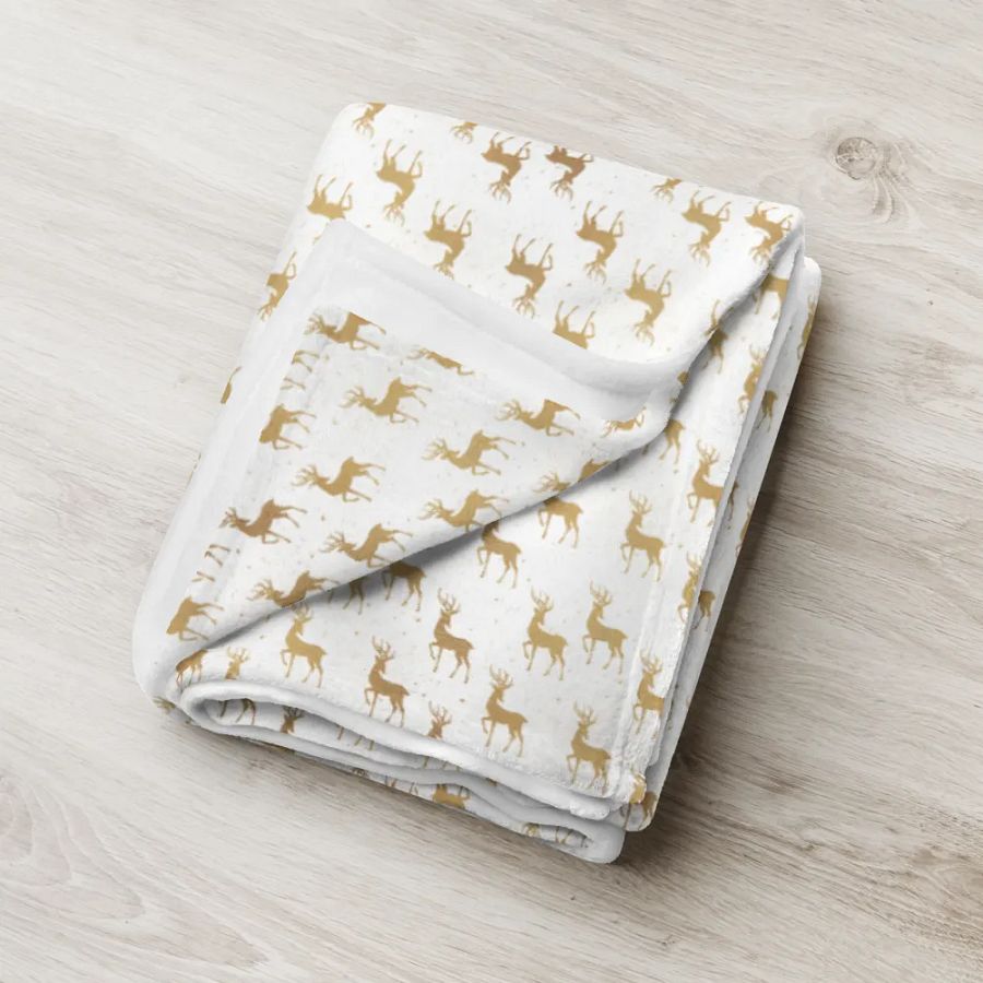 Golden Deer Blanket product image (6)