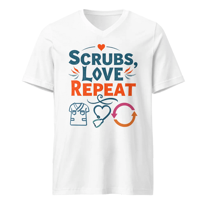 Scrubs, Love, Repeat Graphic V-Neck Tee product image (5)